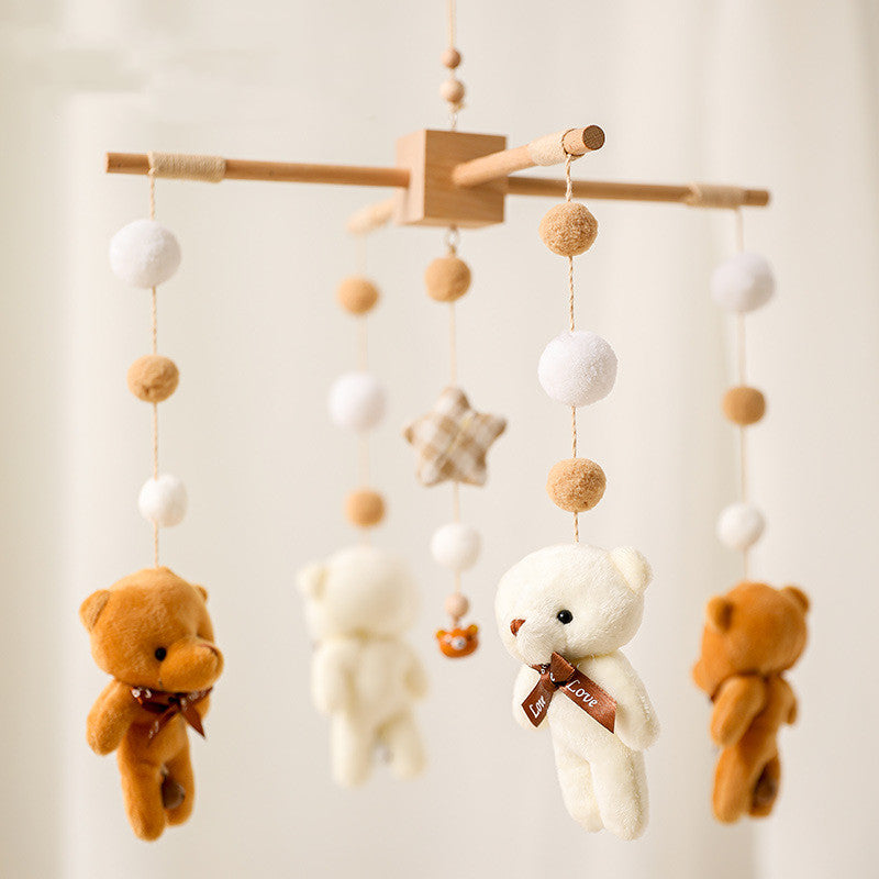 Handmade Plush Cloud Baby Crib Mobile – Soft, Colourful & Soothing Nursery Decor
