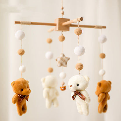 Handmade Plush Cloud Baby Crib Mobile – Soft, Colourful & Soothing Nursery Decor