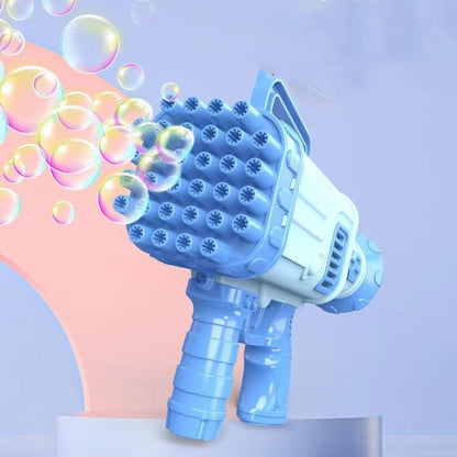 32-Hole Electric Bazooka Bubble Machine – Mega Bubble Fun for Kids