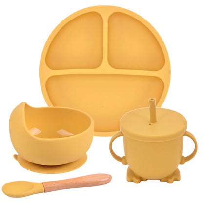 Silicone Suction Divided Dinner Plate Set