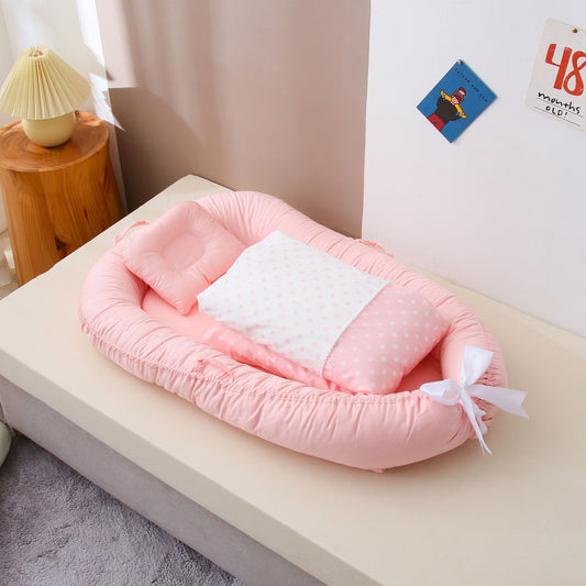 Portable Baby Folding Bed – Soft, Safe & Fully Washable