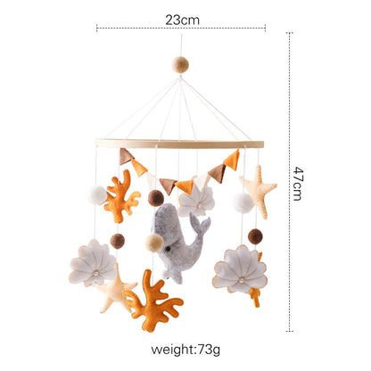 Cross-border Comforter Bed Bell Hanging Baby Sleep Companion Wind Chimes Rotatable Rattle Toys