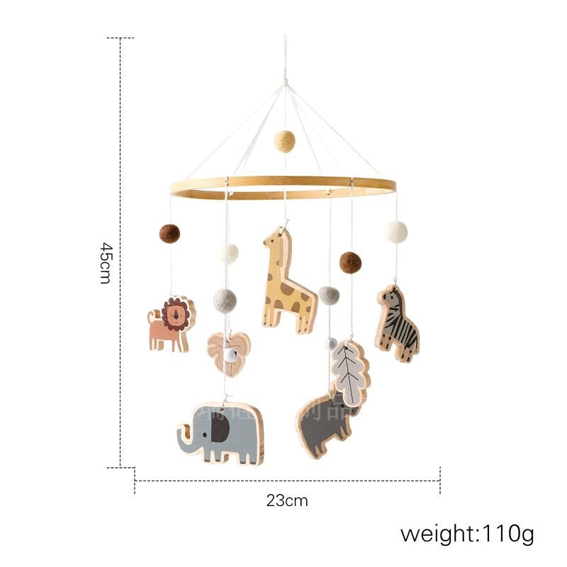 Cross-border Comforter Bed Bell Hanging Baby Sleep Companion Wind Chimes Rotatable Rattle Toys