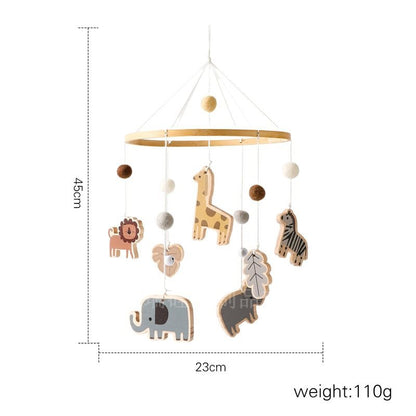 Cross-border Comforter Bed Bell Hanging Baby Sleep Companion Wind Chimes Rotatable Rattle Toys