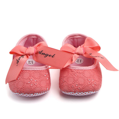 Baby Princess Bow Shoes – Soft, Stylish & Perfect for Tiny Toes