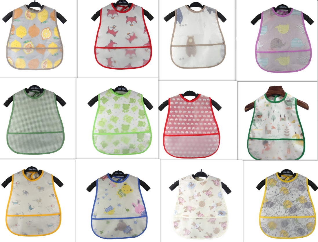 Baby Waterproof Cotton Eating Bib / Apron