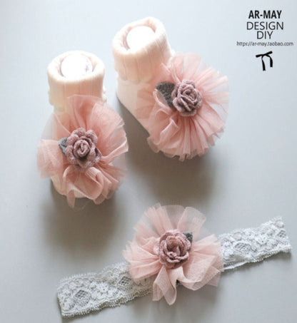Baby Headband & Socks Set (Infant Girls)