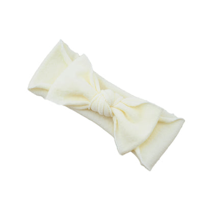 Baby Knotted Bow Headband (Solid Colour)