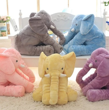Ultra-Soft Elephant Cuddle Pillow – Cozy Baby Sleep & Comfort Companion