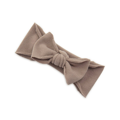 Baby Knotted Bow Headband (Solid Colour)