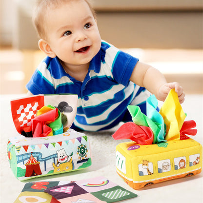 Baby Educational Tissue Box Toy