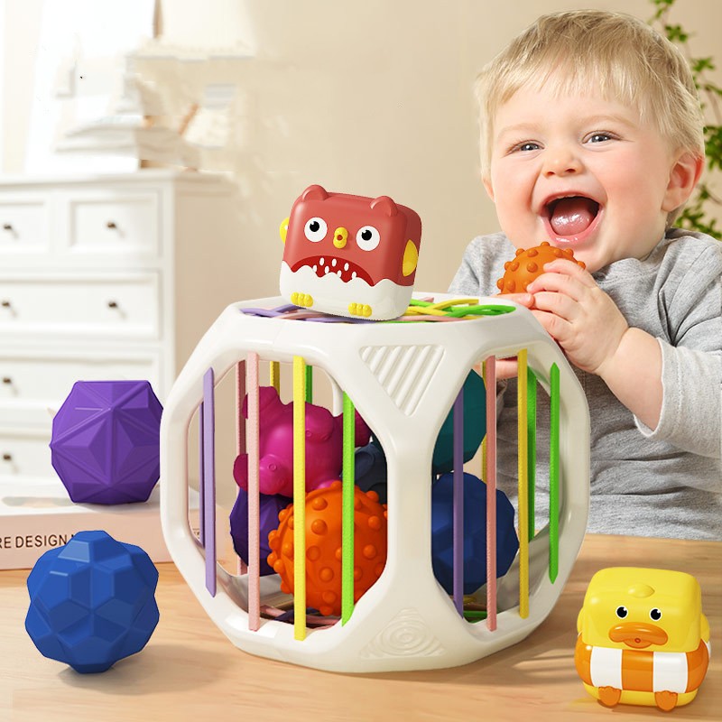 Baby Sensory Shape & Soft Rubber Ball Set
