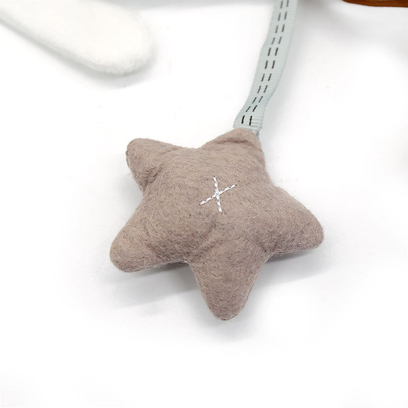 Baby Rabbit-shaped Car Hanging Music Bed Around