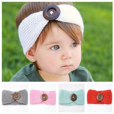 Baby Knitted Wool Headband (Hand-Woven)