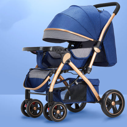 Lightweight Reversible Baby Stroller