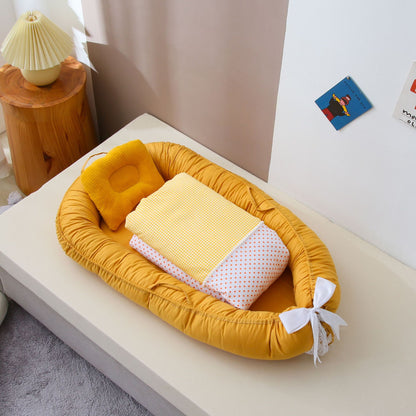 Portable Baby Folding Bed – Soft, Safe & Fully Washable
