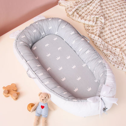 Fashionable Portable Removable And Washable Baby Bed Can Be Folded Out