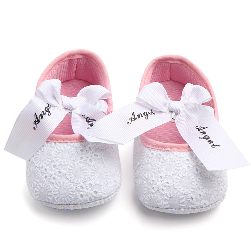 Baby Princess Bow Shoes – Soft, Stylish & Perfect for Tiny Toes