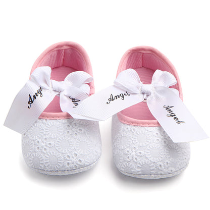 Baby Princess Bow Shoes – Soft, Stylish & Perfect for Tiny Toes