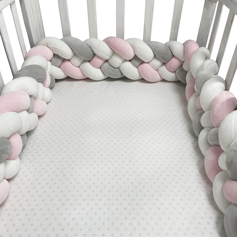 Woven Baby Bed Cover Bumper Strip Four-strand