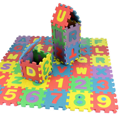 Baby Foam Crawling Mat (Alphabet & Number Puzzle)