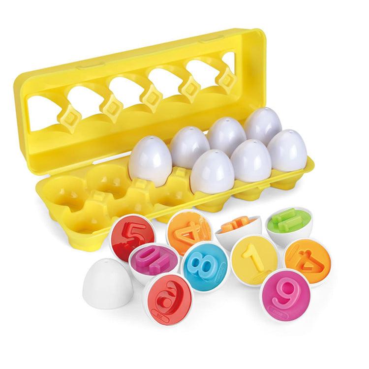 Smart Matching Egg Box Color Shape Matching Smart Matching Egg Intelligence Toy - Babyblush