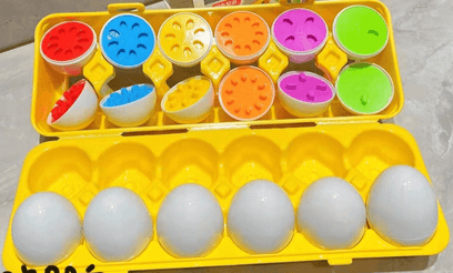 Smart Matching Egg Box Color Shape Matching Smart Matching Egg Intelligence Toy - Babyblush