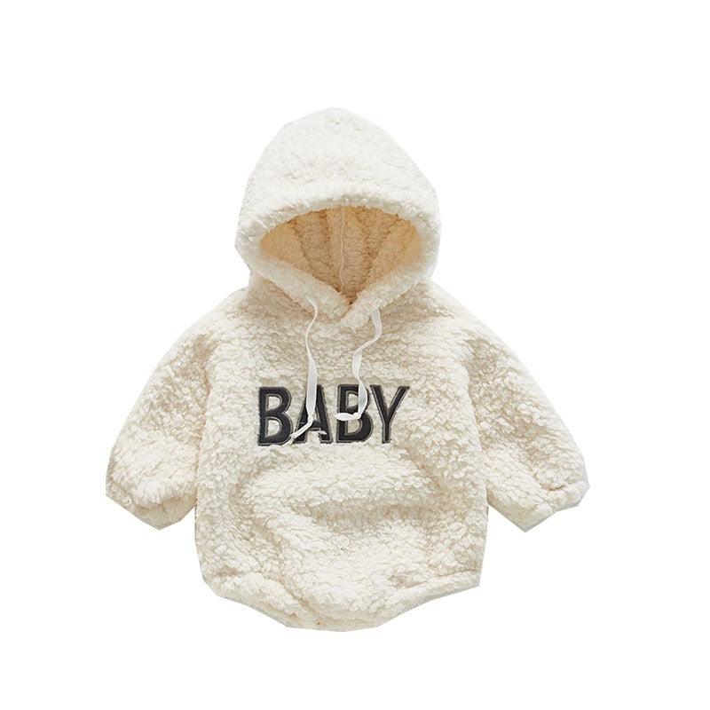 Baby Long Sleeve Hoodie - Babyblush