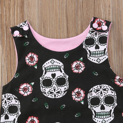 Baby Skull Romper Set - Babyblush