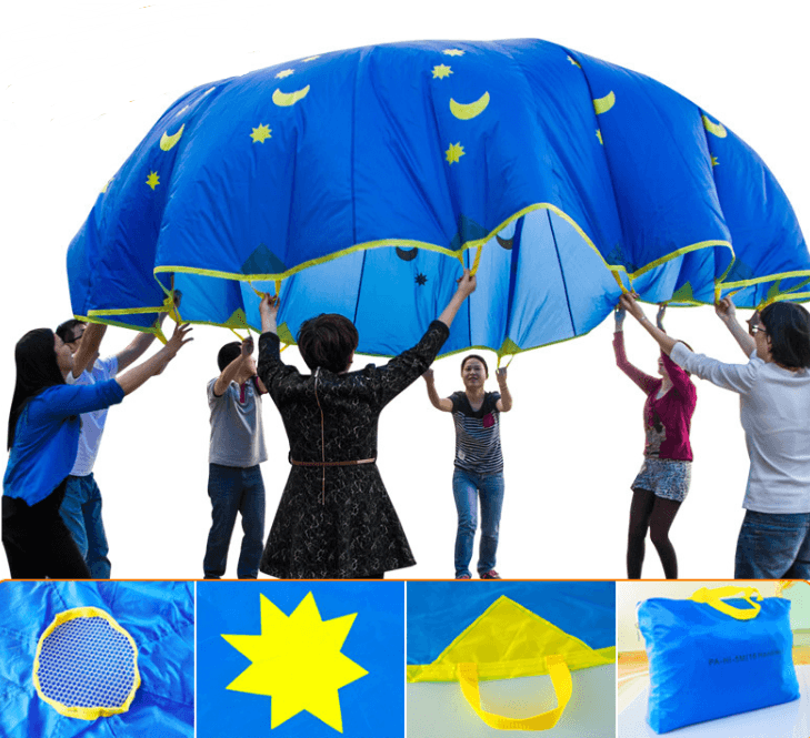 Children's star moon parachute - Babyblush