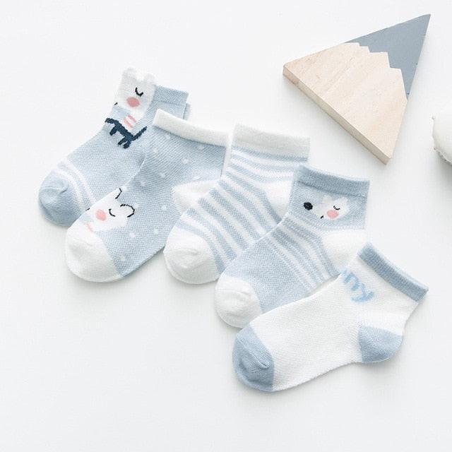 Cotton Mesh Baby Socks - Babyblush