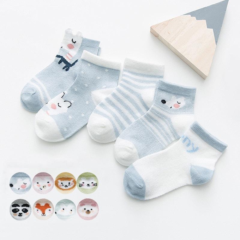 Cotton Mesh Baby Socks - Babyblush