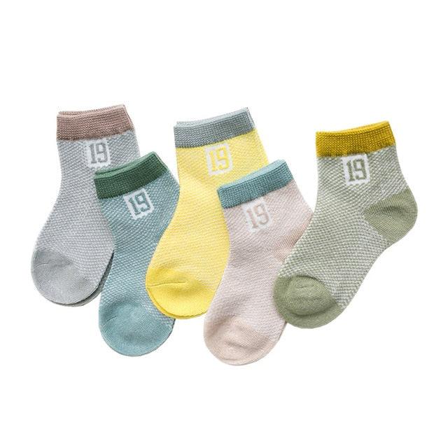 Cotton Mesh Baby Socks - Babyblush