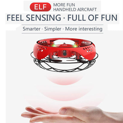 L101 UFO Interactive Drone Infrared Sensor Induction Quadcopter Intelligent Fly Hand Control Helicopter Children Magic Dron Toy - Babyblush