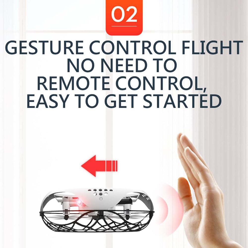 L101 UFO Interactive Drone Infrared Sensor Induction Quadcopter Intelligent Fly Hand Control Helicopter Children Magic Dron Toy - Babyblush