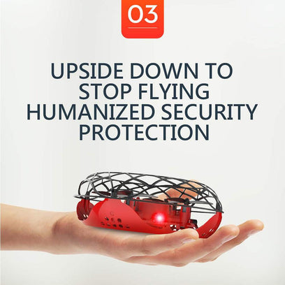 L101 UFO Interactive Drone Infrared Sensor Induction Quadcopter Intelligent Fly Hand Control Helicopter Children Magic Dron Toy - Babyblush