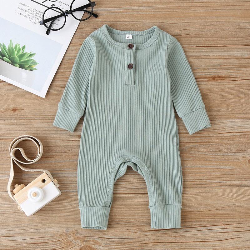 Long Sleeve Baby Romper - Babyblush