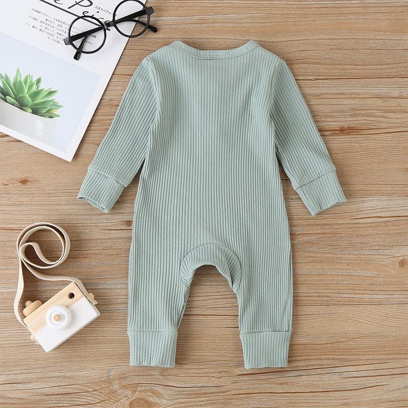 Long Sleeve Baby Romper - Babyblush